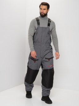 Костюм зимний Siberia LUX Серый/Черный 56-58 /170-176 тк. Breathable, -45С