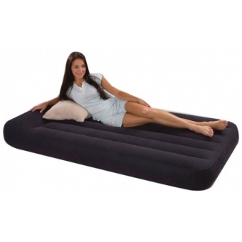 Матрац INTEX Supreme 137x191см со встр. насосом 220v