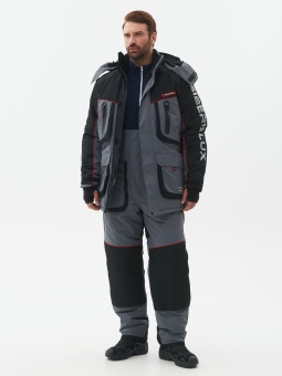 Костюм зимний Siberia LUX Серый/Черный 68-70 /182-188 тк. Breathable, -45С