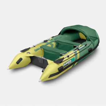 Моторная лодка ПВХ GLADIATOR C 370 AL зелено-оливковый