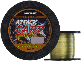 Леска Mifine CARP Attack 500м 0.35мм 15.5кг