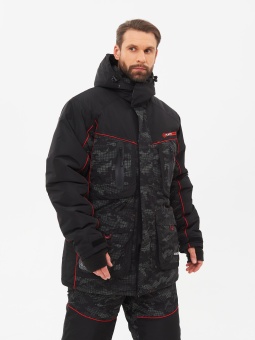 Костюм зимний Siberia Reflect Черный 48-50 /182-188 тк. Teflex Membrane, -45С