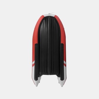 Моторная лодка ПВХ GLADIATOR E 380PRO НДНД красно-белый
